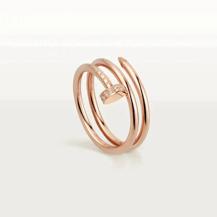 Juste Ring 1.8mm Rose Gold Double Rows Juste Ring 1.8mm Rose Gold Double Rows