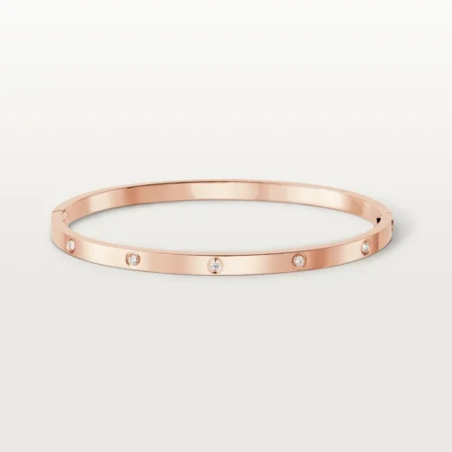 Home ZYRONO 15 Love Bracelet 3.65mm 10 Diamonds Small Model Thumbnail