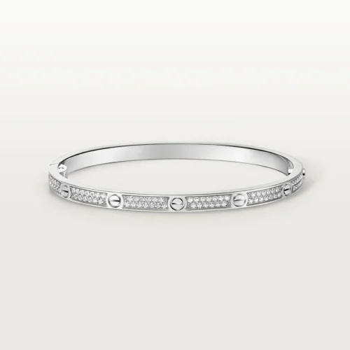 Home ZYRONO 16 Love Bracelet 3.65mm Diamond Paved Small Model Thumbnail
