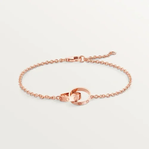Home ZYRONO 21 Love Bracelet Double Ring Thumbnail
