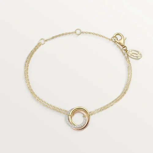 Home ZYRONO 43 Trinity Bracelet Gold Silver Rose Gold Diamonds Thumbnail