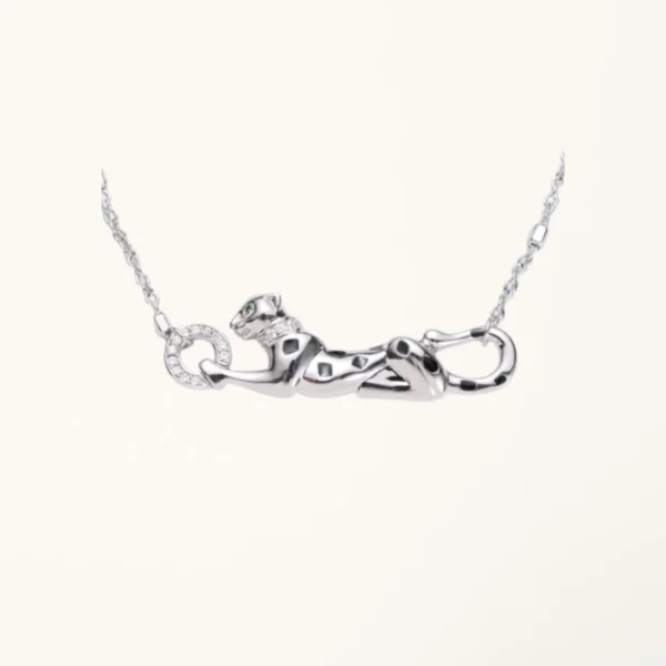 [ZYRONO] PANTHERE PENDANT SILVER NECKLACE FREE SHIPPING