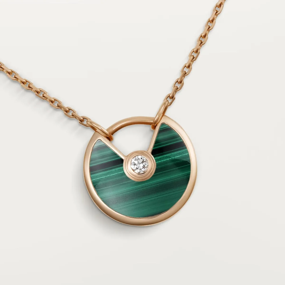 amulette malachite necklace s7ole