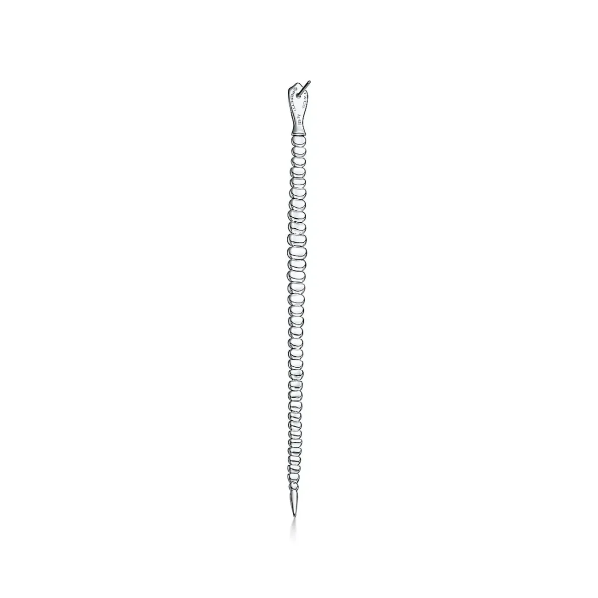 elsa peretti snake medium silver earrings cqnuq