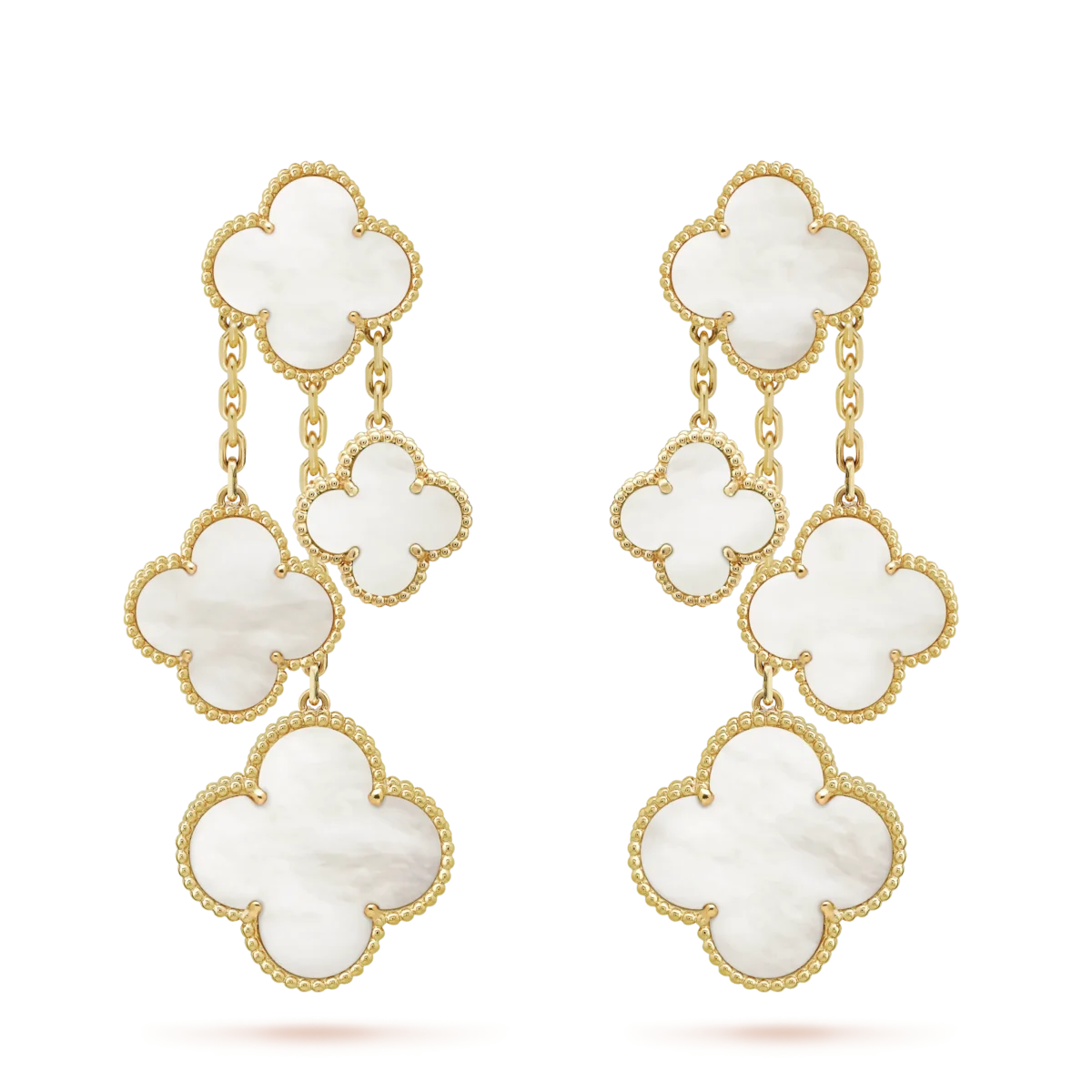 gold vermeil magic alhambra four motifs earrings 7ganj scaled