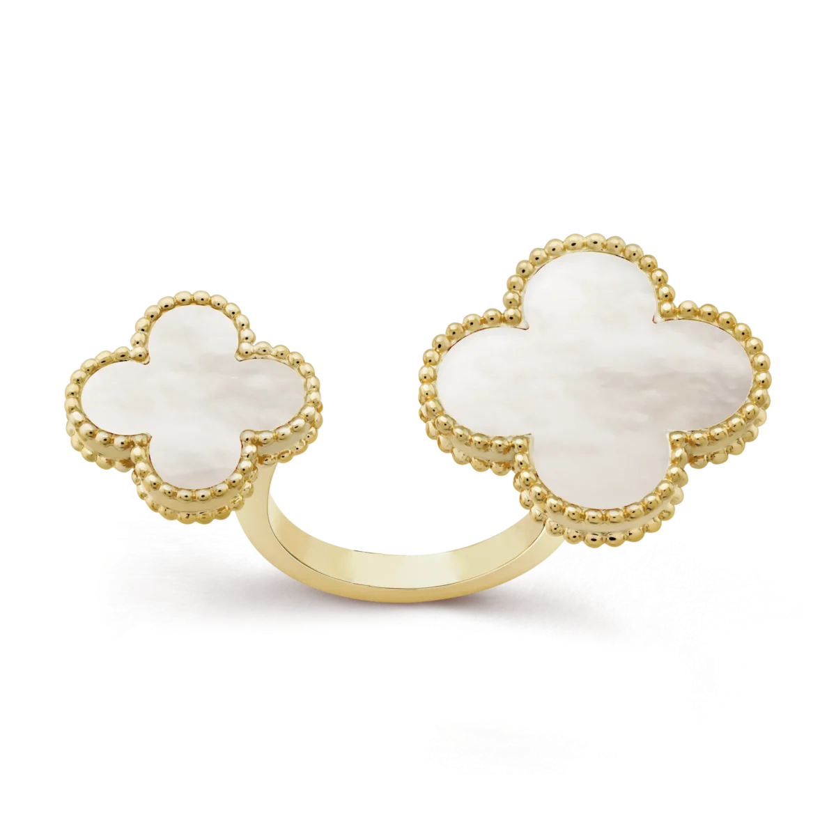 gold vermeil magic alhambra mother of pearls clover ring lx6rq scaled