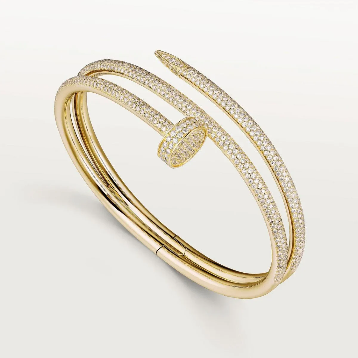 juste bracelet 35mm double rows full diamonds gy9lv