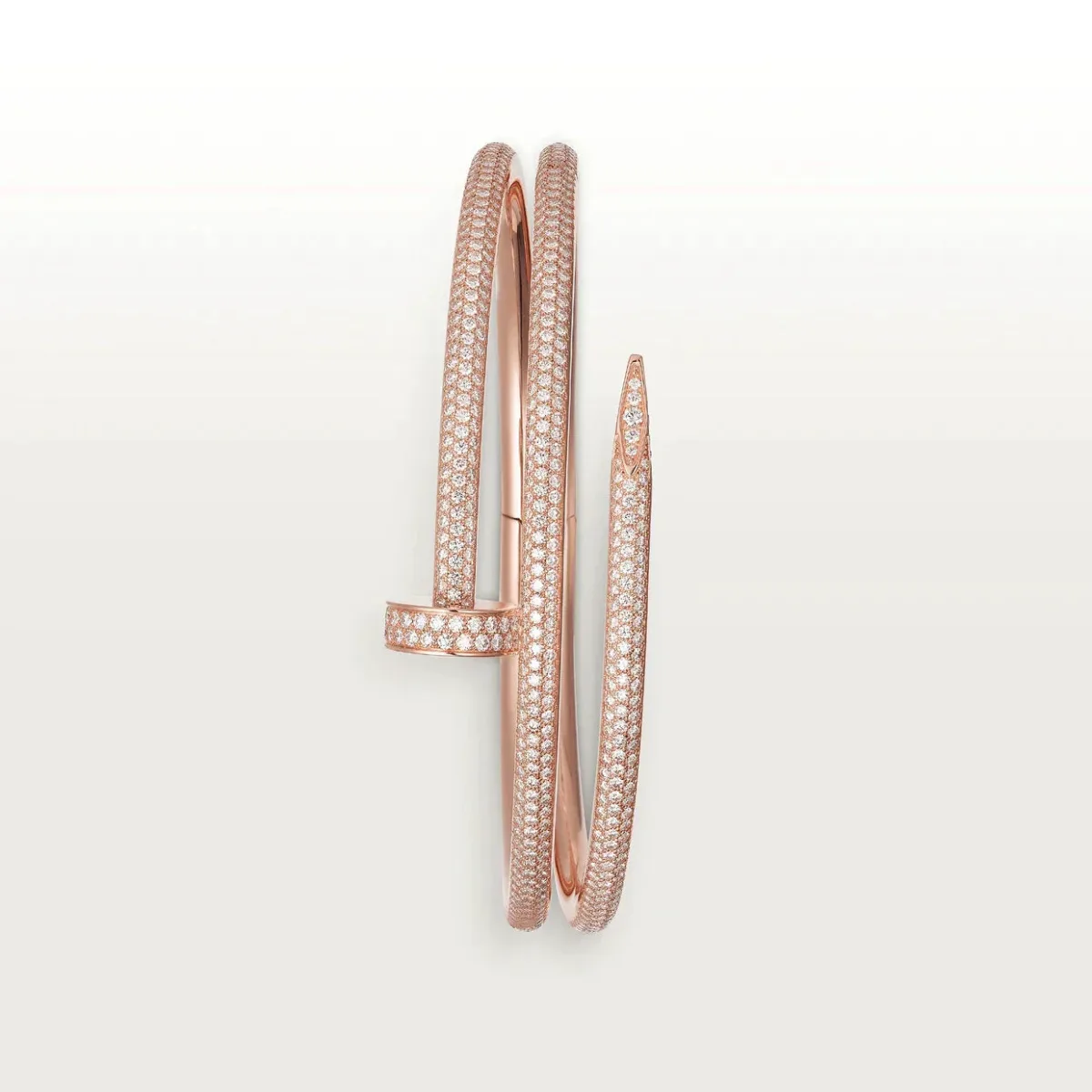 juste bracelet 35mm double rows full diamonds kwgqw