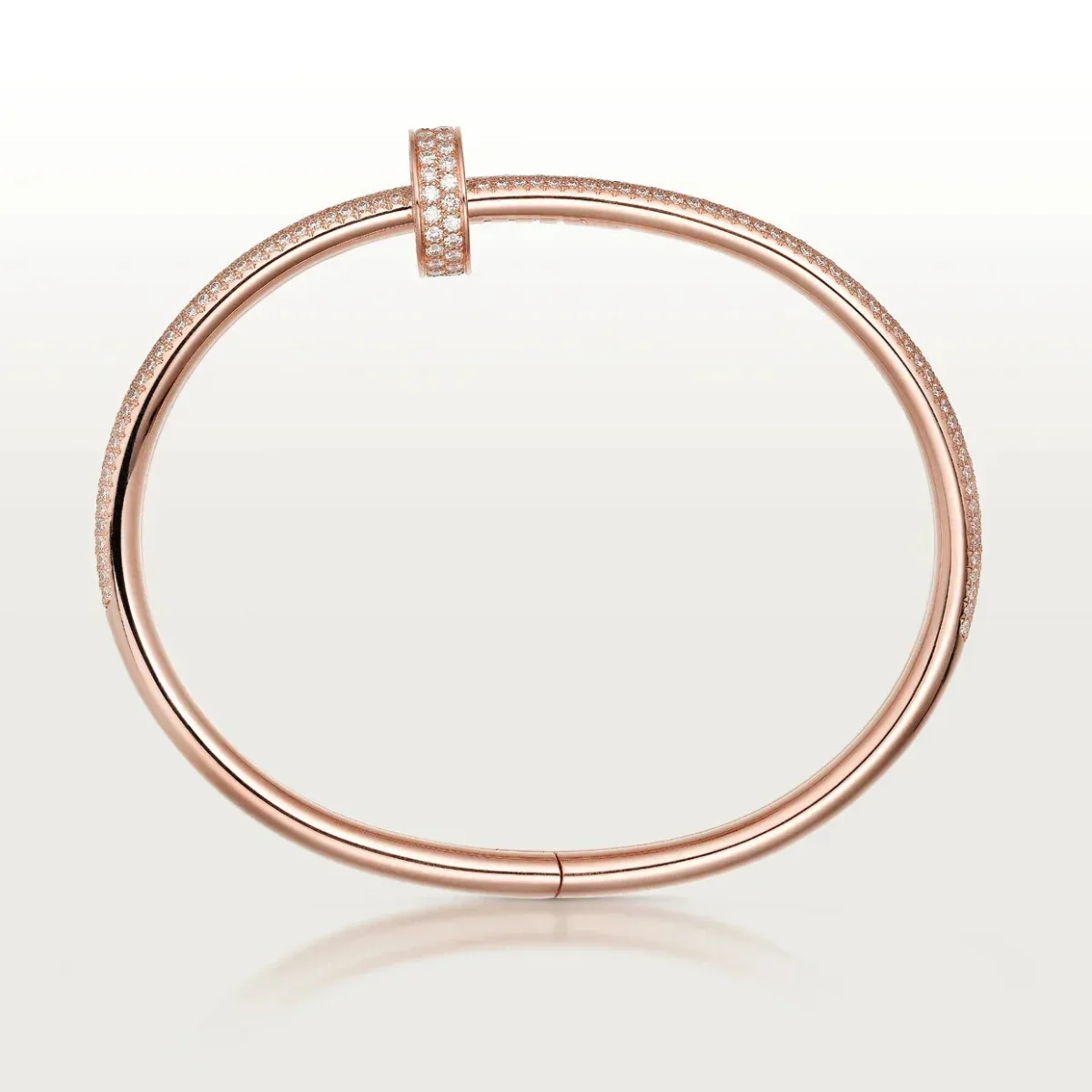 juste bracelet 35mm double rows full diamonds