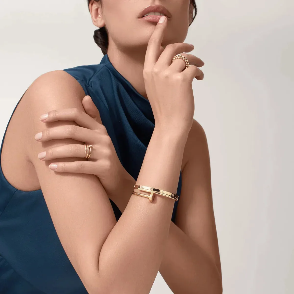 juste bracelet rose gold silver gold 35mm