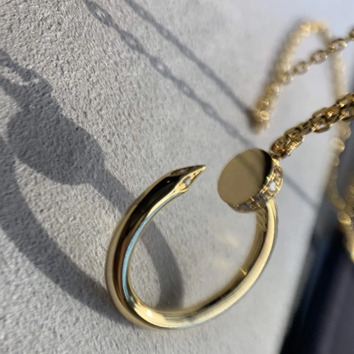 juste necklace gold ase6g