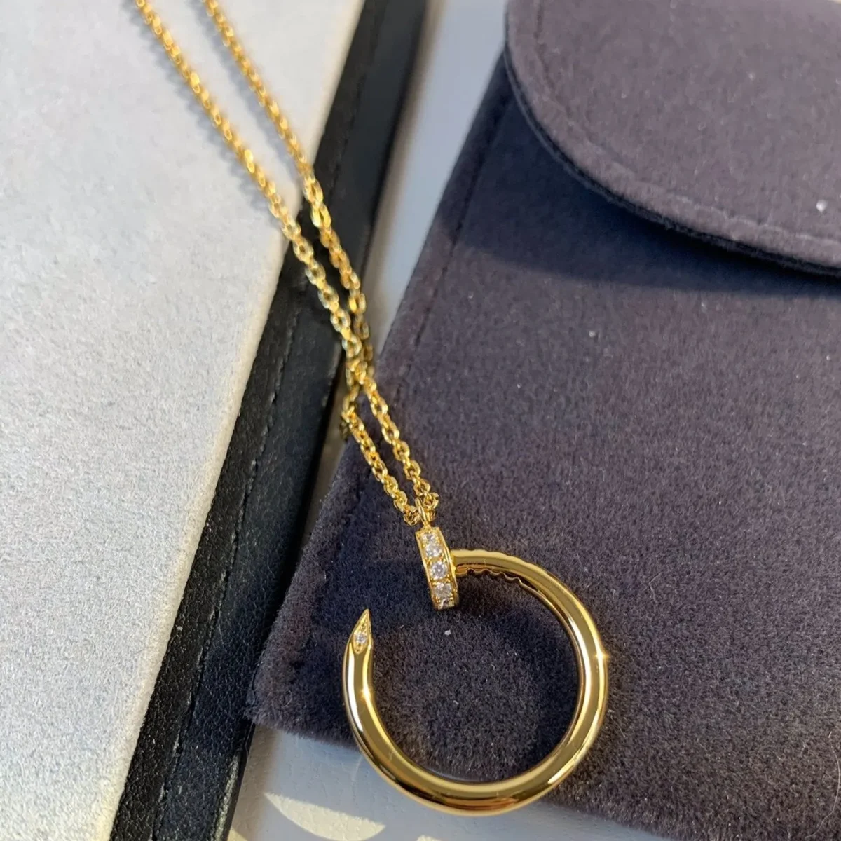 juste necklace gold jnruj