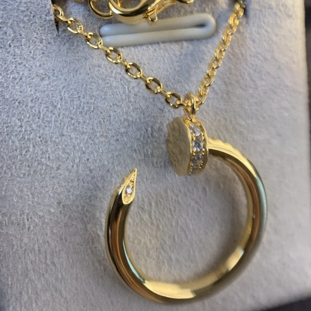 juste necklace gold znlgb