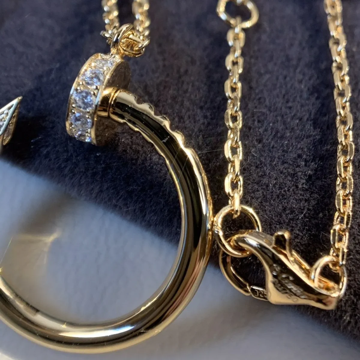 juste necklace rose gold qnzb1