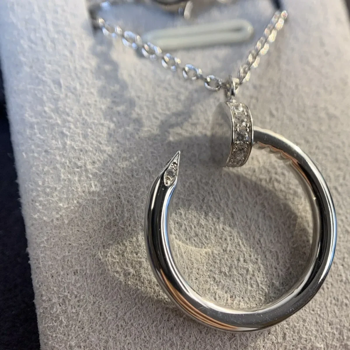 juste necklace silver muu82