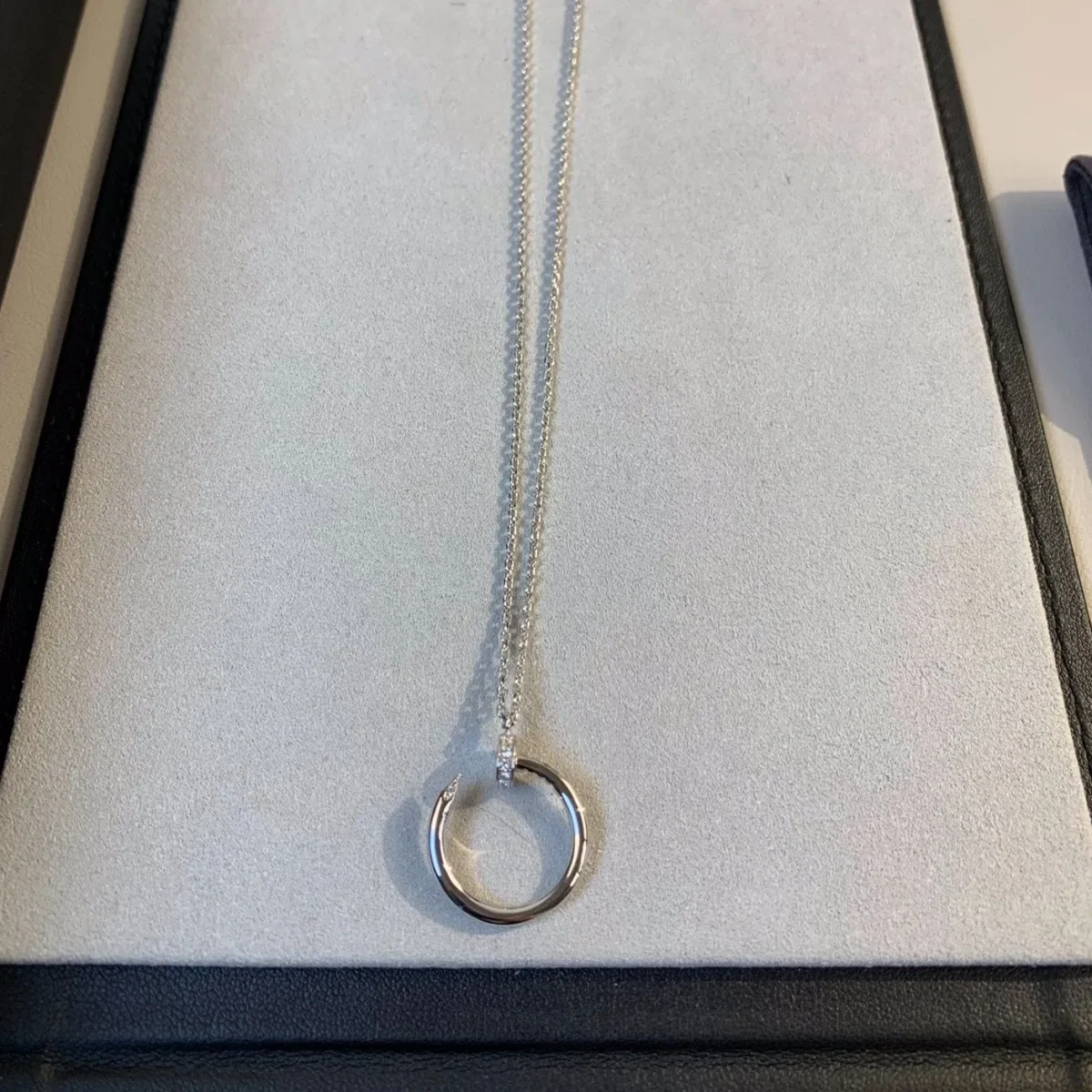 juste necklace silver p7n2k