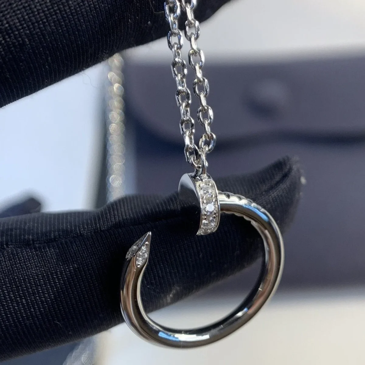 juste necklace silver yk3ht