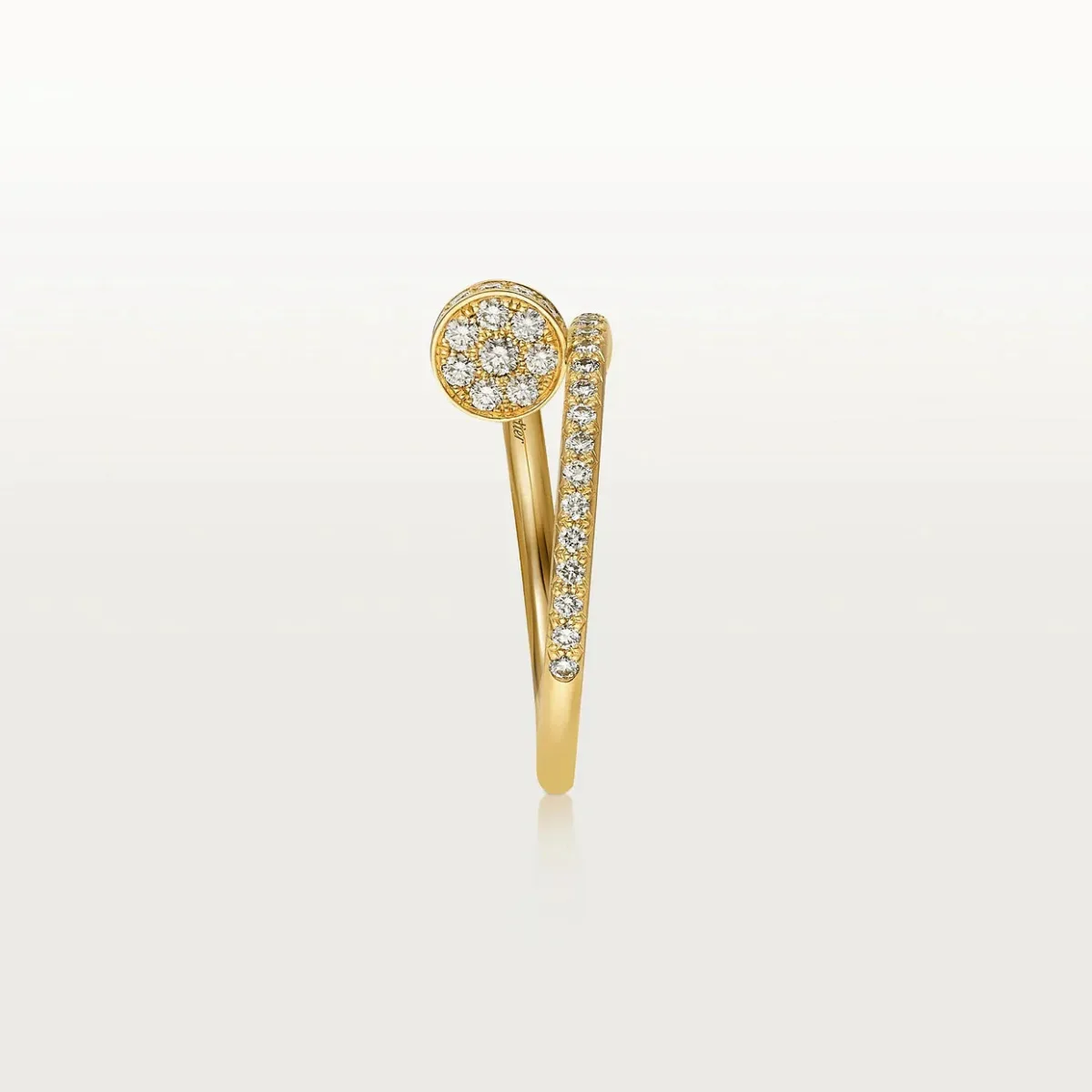 juste ring 18mm gold diamonds ejqzd