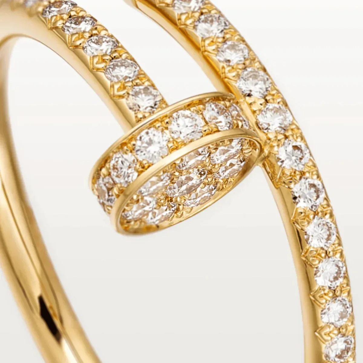 juste ring 18mm gold diamonds sd7wo