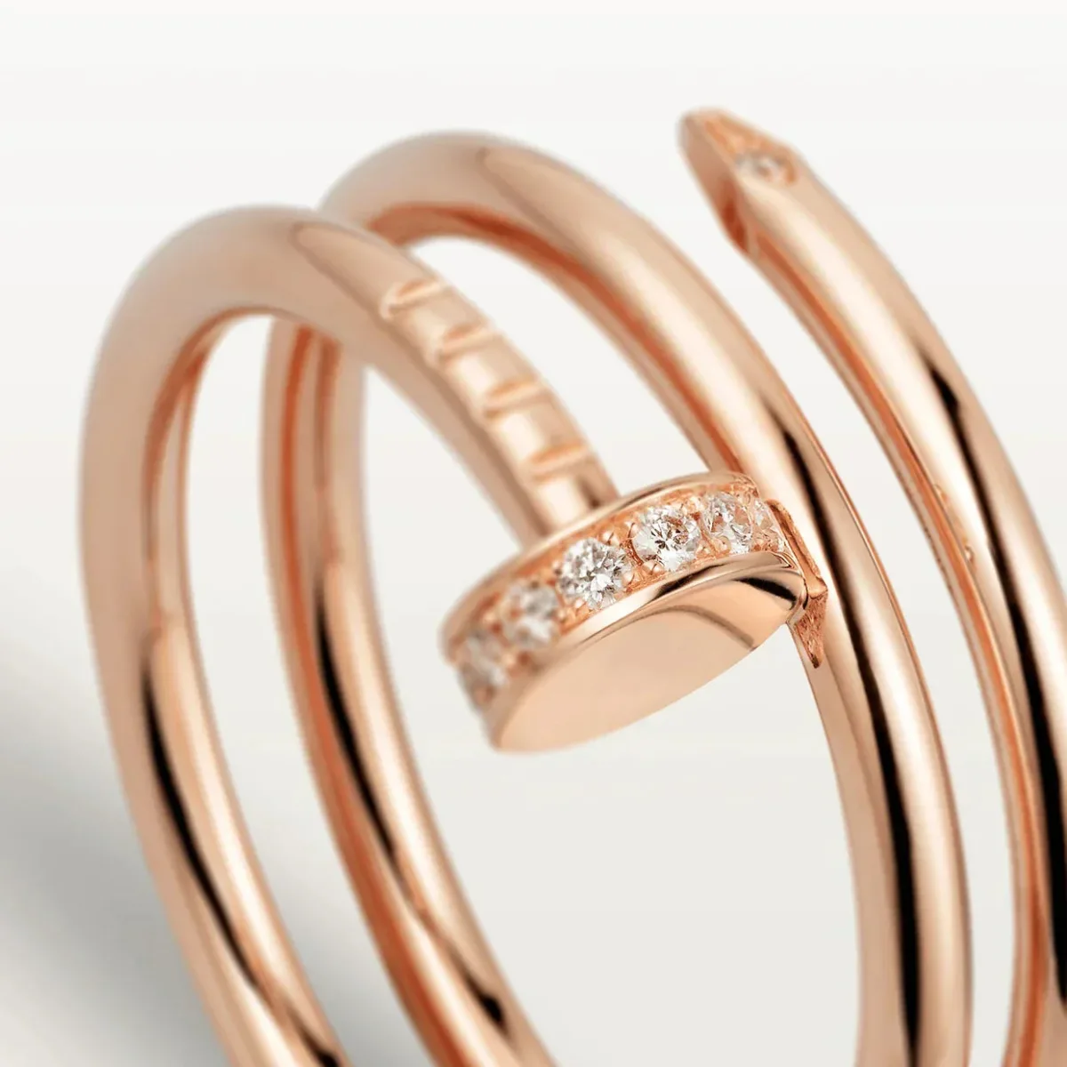 juste ring 18mm rose gold double row 2vqik