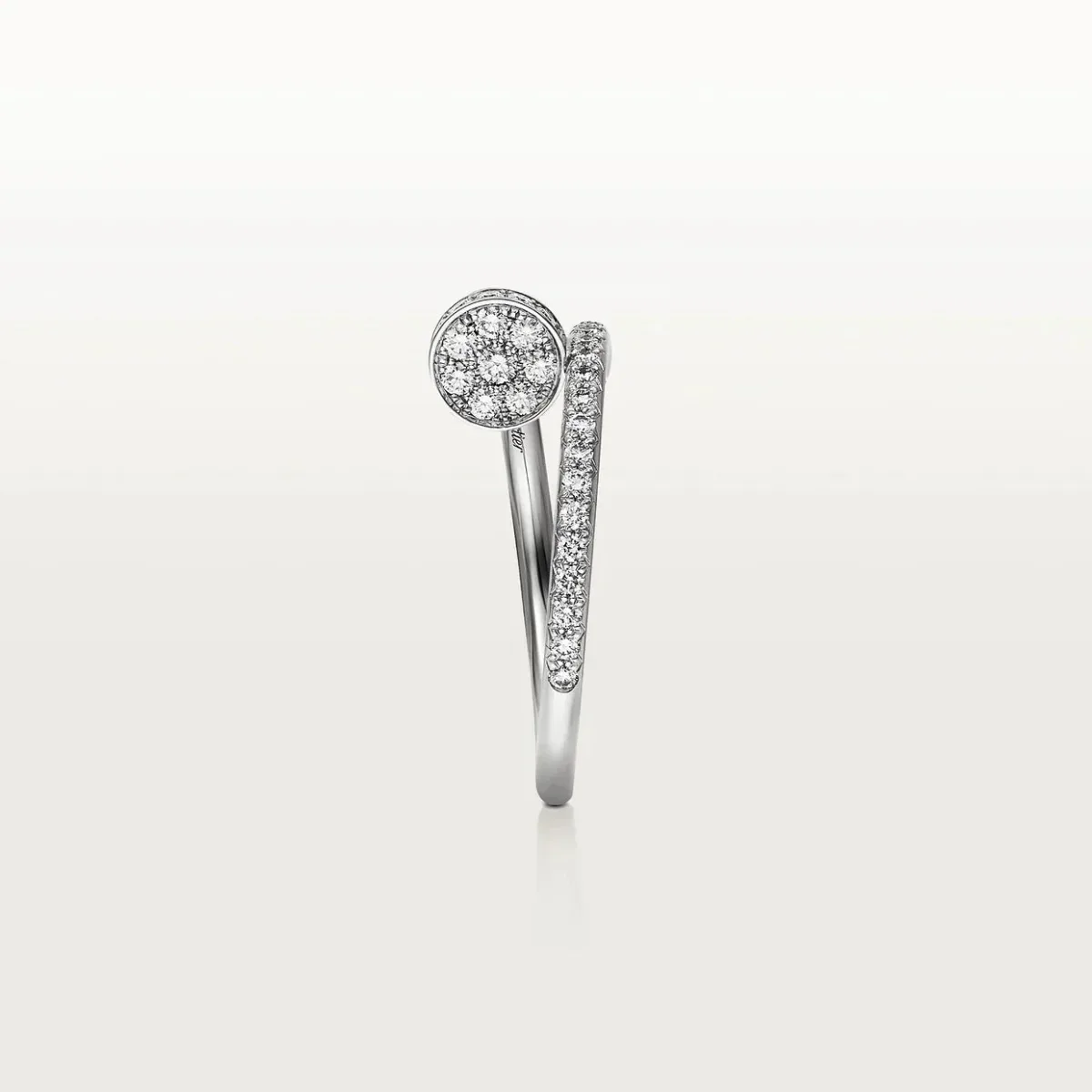 juste ring 18mm silver diamonds 6oddk