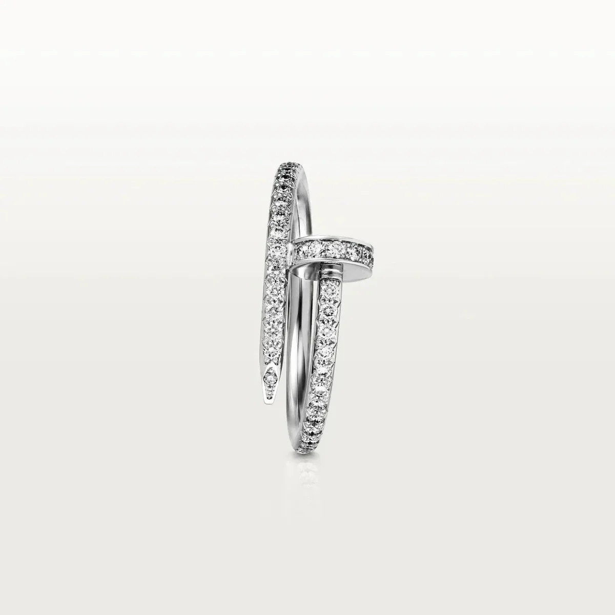 juste ring 18mm silver diamonds g9vku