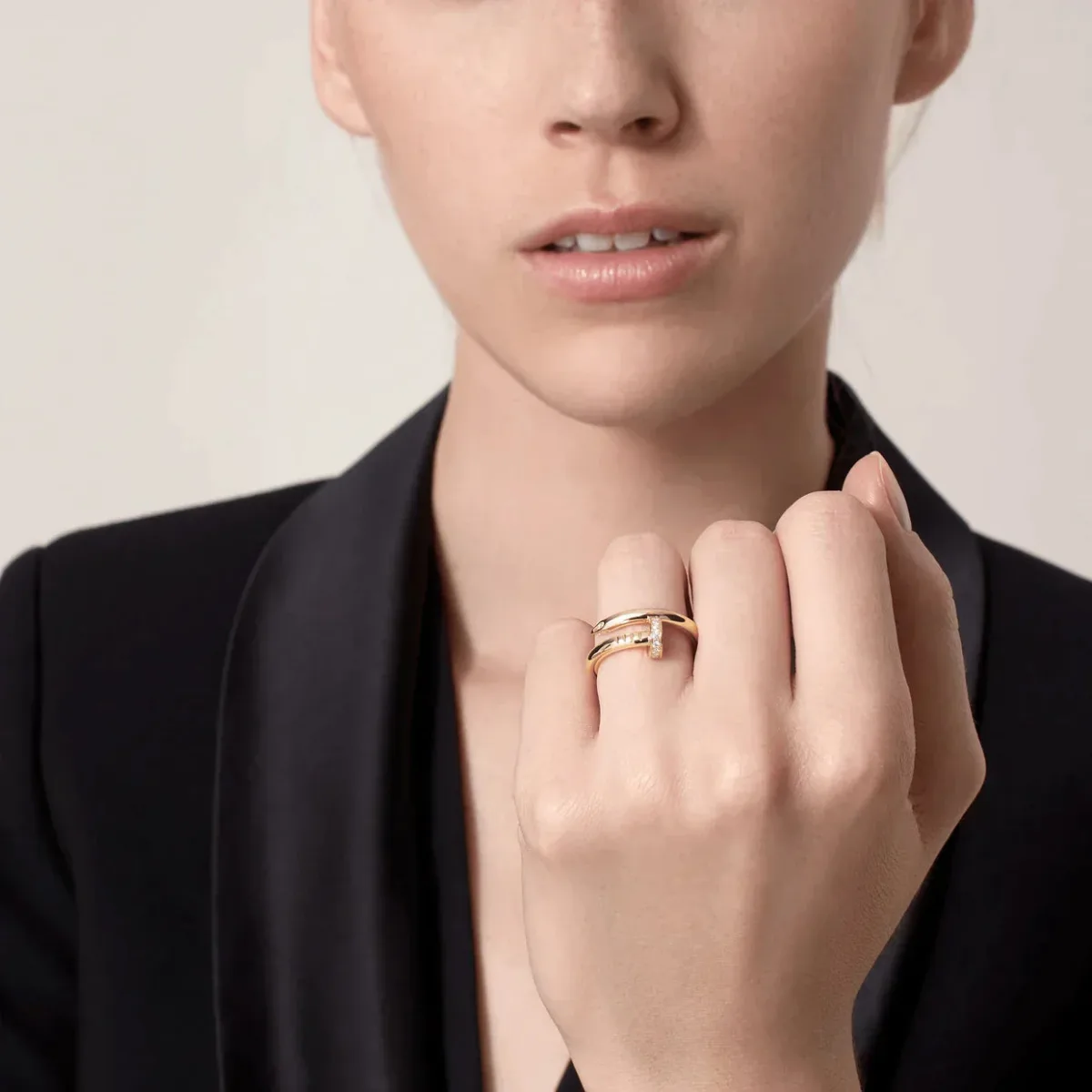 juste ring 265mm gold diamond u2hrq