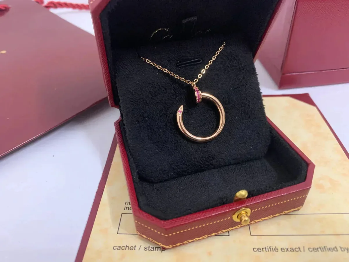 juste rose gold diamond necklace f7ecv