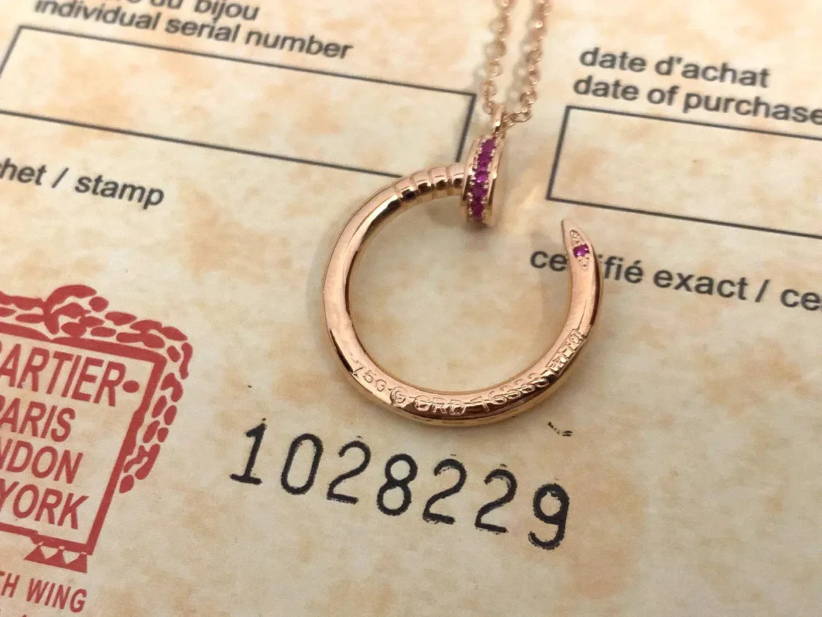 juste rose gold diamond necklace