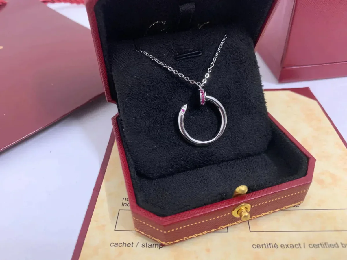 juste rose gold diamond necklace nv4nz
