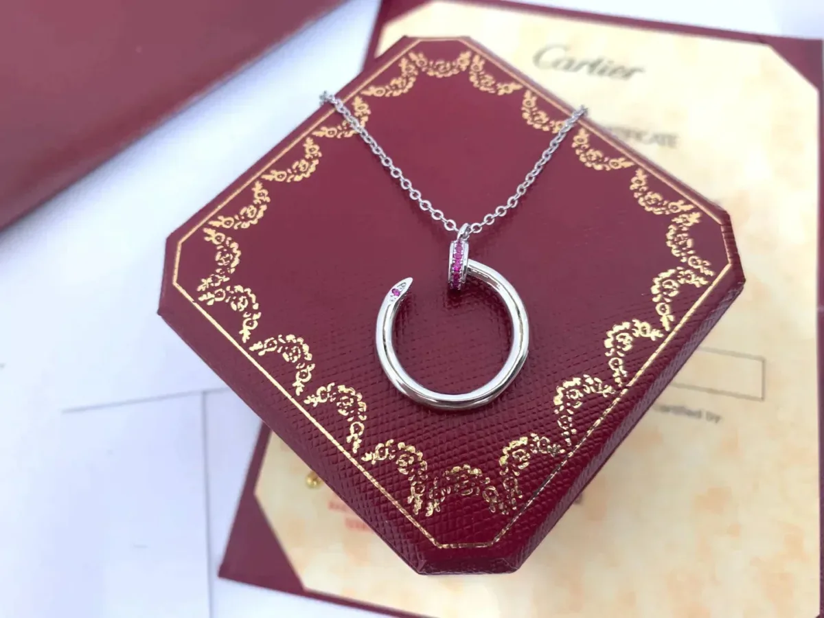 juste rose gold diamond necklace q1lgf
