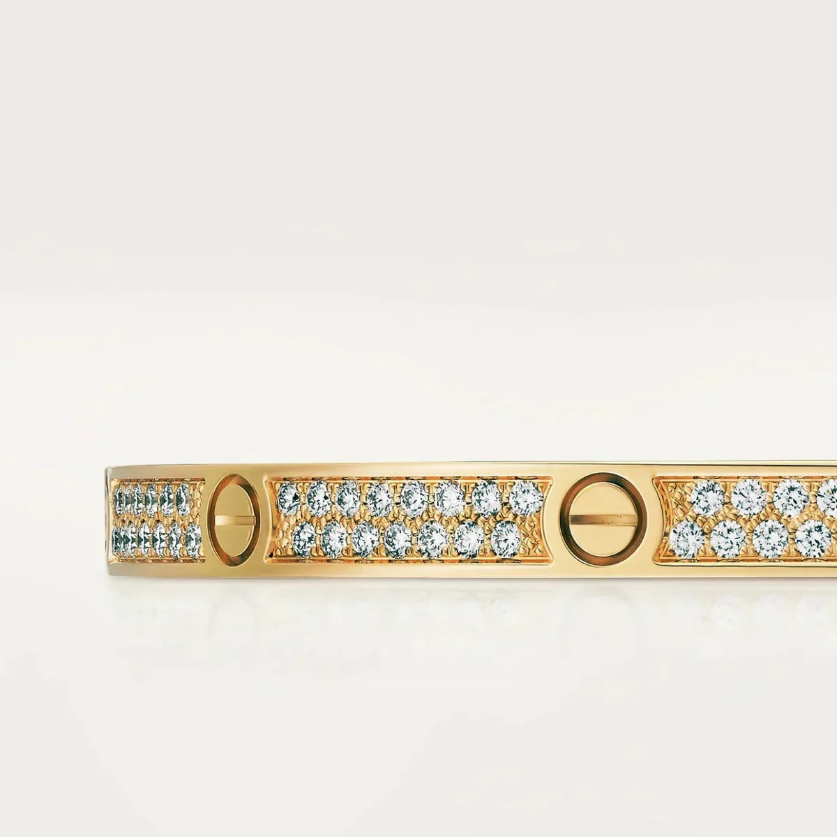 love bracelet 365mm diamond paved