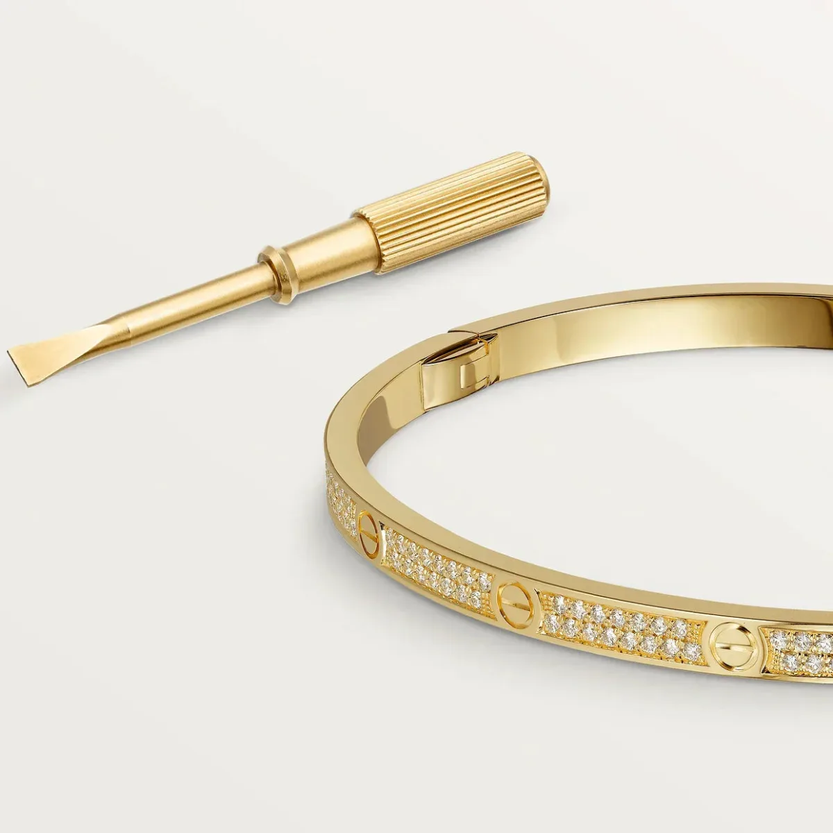love bracelet 365mm diamond paved ak2pz