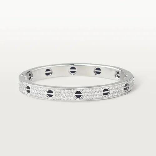 Home ZYRONO 19 love bracelet 61mm diamond paved ceramic whbi7