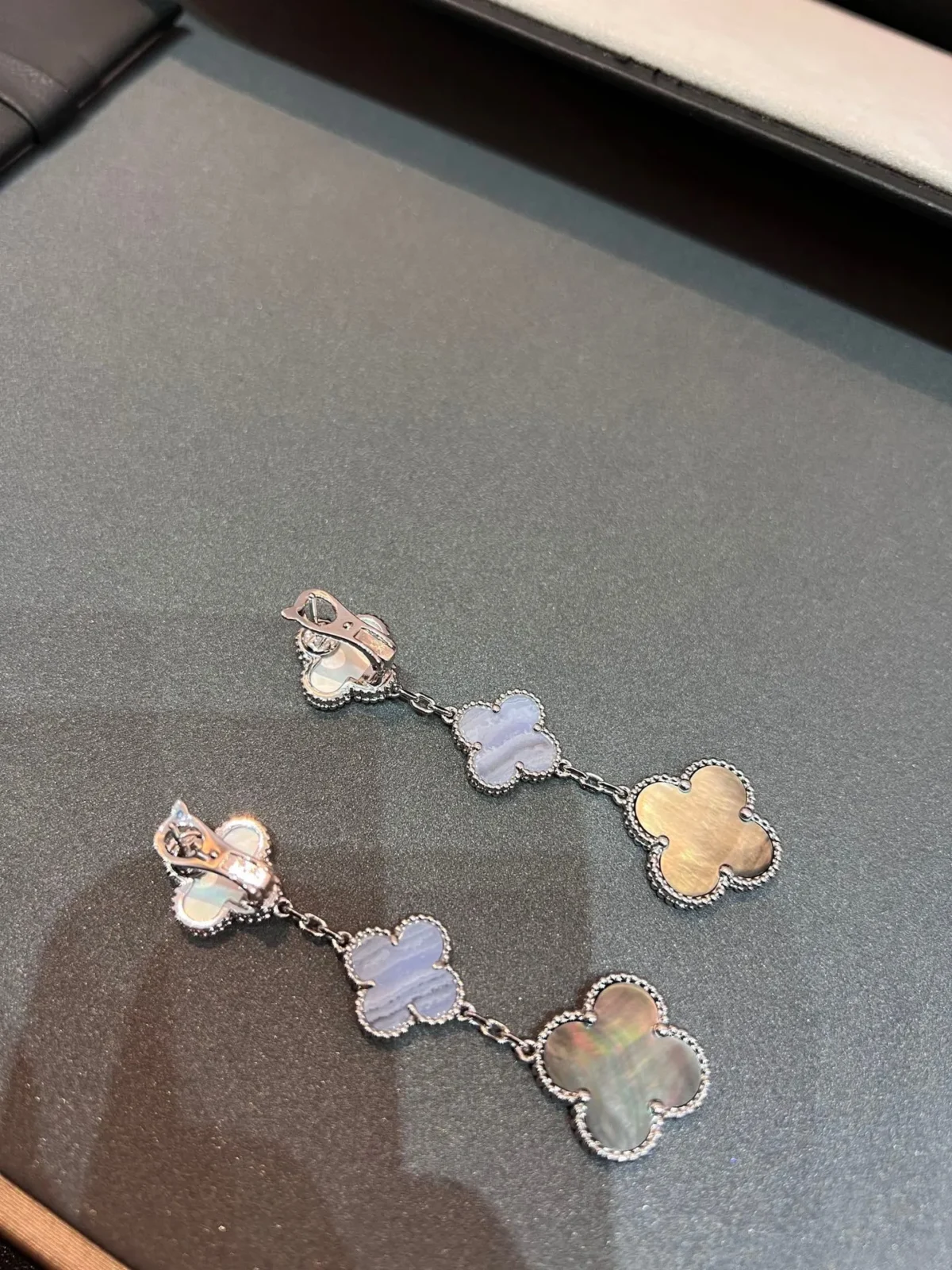 magic alhambra three motifs earrings yfqsw