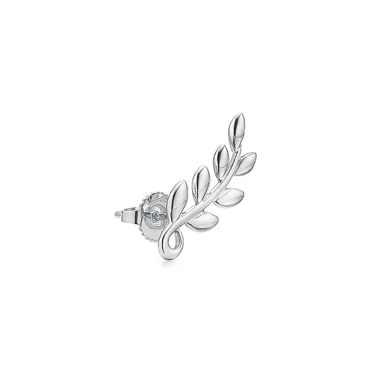 paloma picasso olive leaf silver earrings 6aqgg