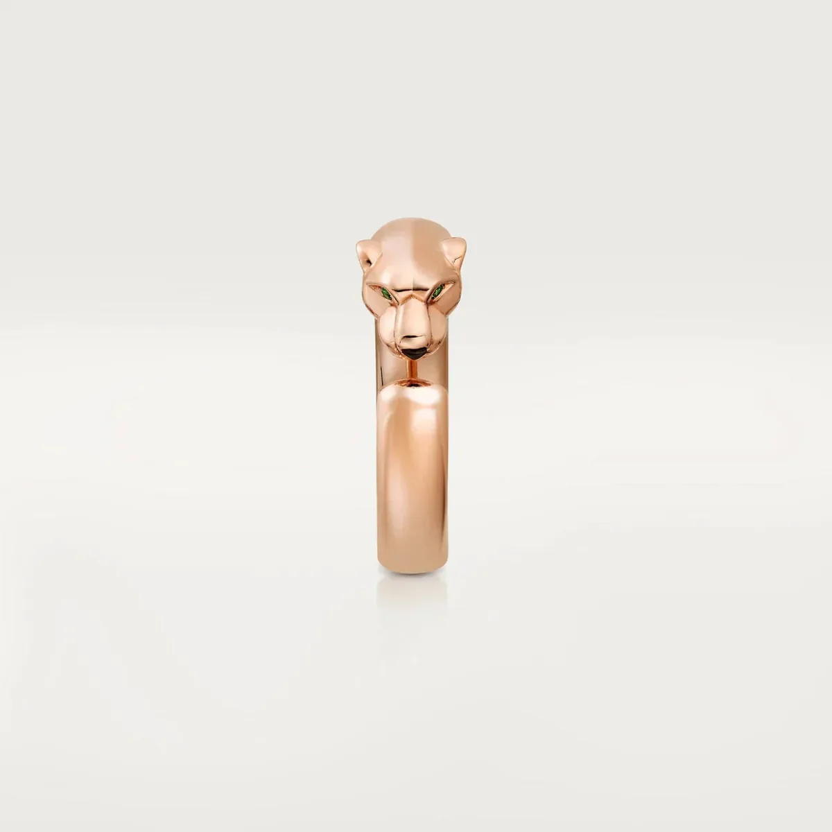 panthere rose gold small ring