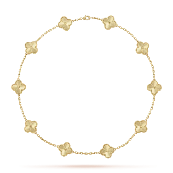 Vintage Alhambra 10 Motifs Necklace Free Shipping