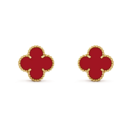 Track Order 8 vintage alhambra carnelian earrings hg5ob