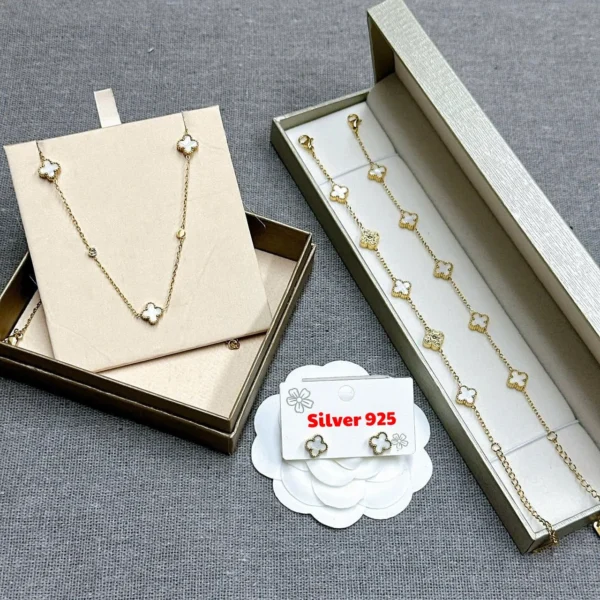 The Clover Charm Set (Silver 925) - Luxury 2025 Free Shipping Free Shipping