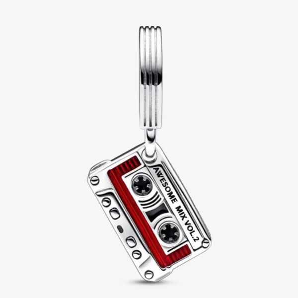 [Zyrono] Marvel Cassette Charm Pure S925 Sterling Silver Free Shipping