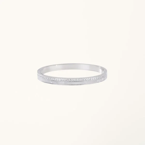 [ZYRONO] CRYSTAL PEARLS SILVER BRACELET CDE2060SV FREE SHIPPING