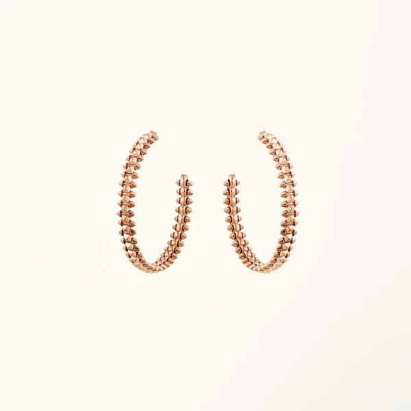 [ZYRONO] CLASH LARGE HOOP EARRINGS FREE SHIPPING