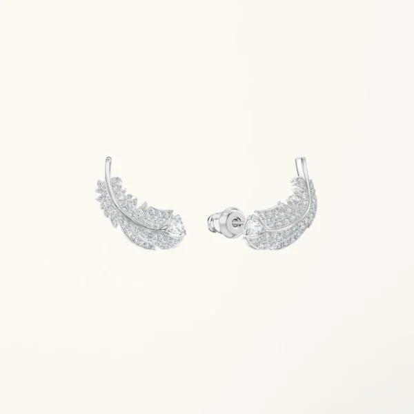 [ZYRONO] NICE STUD PIERCED EARRINGS SILVER CDE3039SV FREE SHIPPING