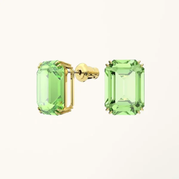 [ZYRONO] MILLENIA STUD EARRINGS CDE3067GR FREE SHIPPING