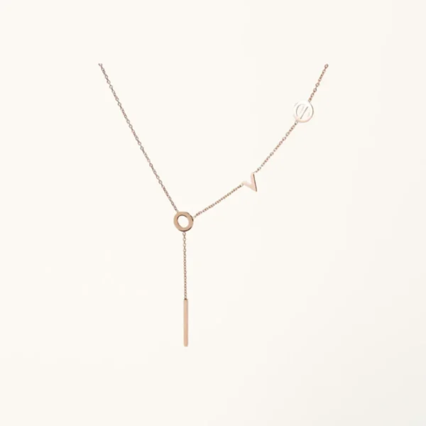 [ZYRONO] LOVE YOU FOREVER NECKLACE FREE SHIPPING