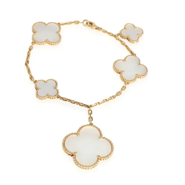 [Zyrono] MAGIC CLOVER MOP GOLD BRACELET 5 MOTIFS Free Shipping
