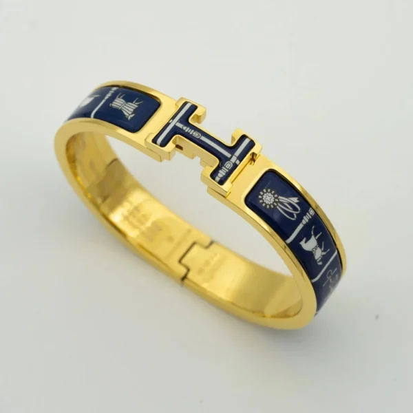 [Zyrono] H BRACELET BLUE CERAMIC FREE SHIPPING