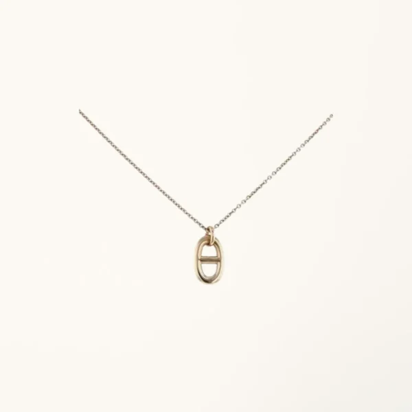 [ZYRONO] CHAINE SMALL NECKLACE GOLD AND SILVER FREE SHIPPING