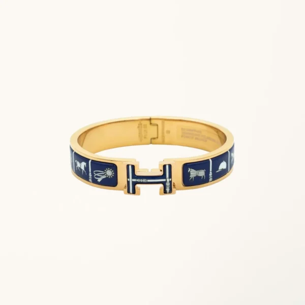[ZYRONO] H BRACELET BLUE CERAMIC FREE SHIPPING